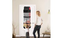 Over the Door Organizer with Zippered Pockets Heavy-Duty over-the-Door Organizer for Athletes, Home Gym, Garage