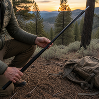Aluminum Telescopic Tent Pole with Snap Lock for Outdoor Camping Tarp Canopy