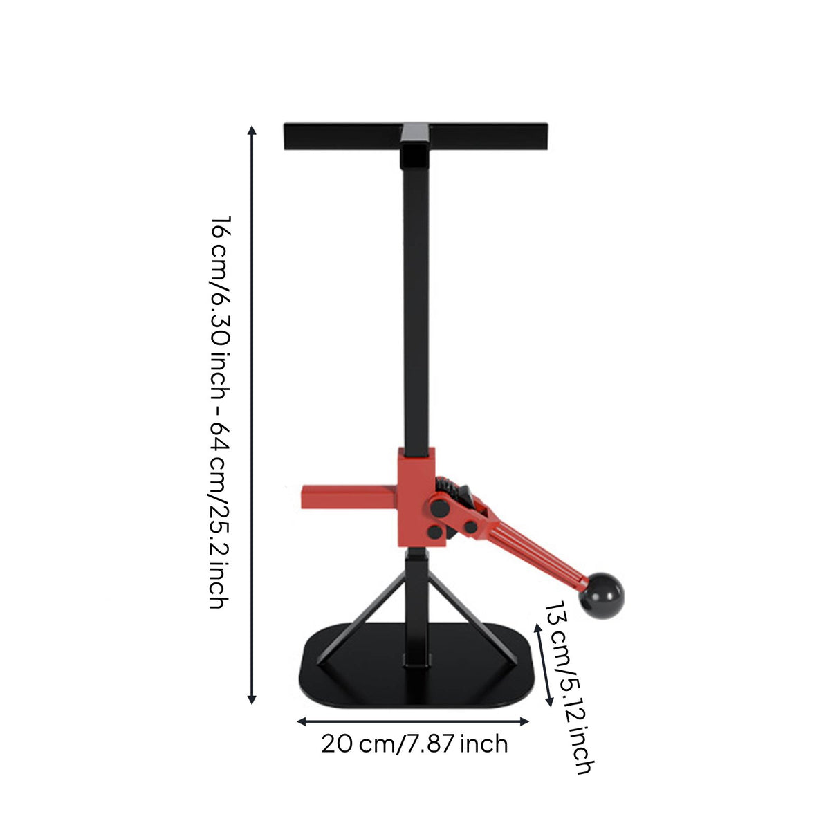 Tricycle Wheel Support Steel Lifting Tool Tricycle Repair Stand Fast Lifting Manual Lever Jack for Mechanics