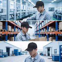Baseball Cap Style Bump Cap Breathable Safety Hat with PE Shell Hard Hat Adjustable Baseball Helmet Removable for Workers