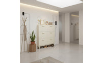Ultra-Thin Design Slim Shoe Cabinet Space-Saving Household Furniture Large Capacity for Closet