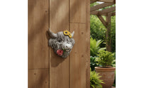 Scottish Bovine Head Wall Decor Rustic Scottish Bovine Head Ornament Farmhouse for Coffee Shop
