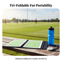 Includes Marker and Magnetic Pieces Attractive Coaching Board Easy to Clean Basketball Coaching Board Double-Sided for Game Day, Sideline
