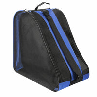 Triangular Skate Bag with Mesh Panels Breathable Roller Skate Bag Crossbody Carrying Case Ventilated for Skaters, Commuters, Students, Practice Sessions, Everyday Storage