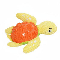 Squeaky Turtle Dog Toy Interactive Dog Gnaw Toy Pet Accessory for Training