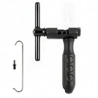 Compact Cycle Chain Breaker Tool Handheld Chain Breaker with Hook Comfortable Sturdy for Bike Mechanics, Trailside Maintenance