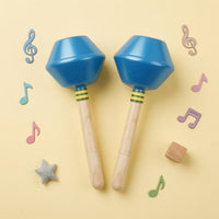 2 Pieces Children's Percussion Shaker Faceted Aluminum Shaker Handheld