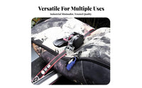 High-Strength Strap Retractable Ratchet Strap Tangle Tangle-Resistant Ratchet Cargo Strap with Hooks Ergonomic Handle for Vehicle, Trailers