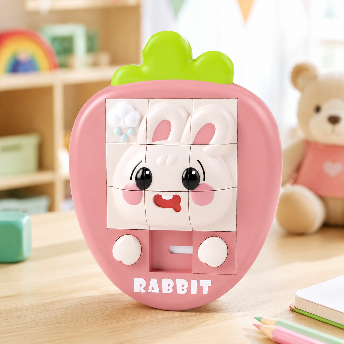 Creature Sliding Puzzle Toy, Educational Kids Puzzle Toy for 3-14 Year Olds, Portable Brain Teaser Learning Game