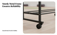 Space Saving Multi-Tier Fitness Equipment Rack Large Capacity Balance Ball Storage Rack Heavy-Duty Frame Multi-Tier Ball Storage Stand Stable Construction for Personal Trainers, Fitness Center