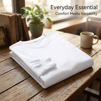 Mens Sweatshirts Crew Neck, Comfortable Breathable Wear, Loose Fit Jumpers in Solid Colors, Work Casual Workwear