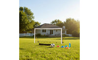 Easy Assembly Portable Soccer Goal Includes Carrying Bag Backyard Soccer Goal Sturdy Construction Sports Equipment for Students, Beach