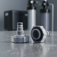2 Pieces Threaded Design Optimal Method Hose Adapter Sealed Connection Pool Cleaner Hose Adapter Easy to Install