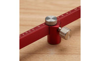 Aluminum Alloy Woodworking Compass Central Point Base Circle-Drawing Ruler Straight Measuring Arm Circle Drawing Ruler Adjustable Knob