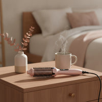 Heated Styling Brush Travel Heated Round Brush Dual Power Requirement for Jet-Setters