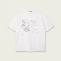 Oversized Crew Neck T-Shirt for Women, Short Sleeve Loose Fit Casual Wear Blend Summer Tee, Drop Shoulder Unisex Ladies Top