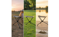 Collapsible Camping Footrest Lightweight Moon Chair Footrest Outdoor Camping Chair Foot Stool Ultralight for Campers, Backpackers, Backyard