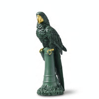 Parrot Figurine Feather-Textured Home Decoration Perched