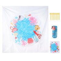Picnic Blanket and Camping Mat for Outdoor Fun, Waterproof Mat and Beach Blanket for Baby Swimming, Square Polyester Baby Paddling Pool, Large