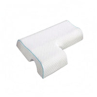 Contoured Memory Foam Sleeping Pillow Textured Side-Lying Support Pillow