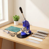 Button Maker Machine with Circle Cutter DIY Button Maker Machine Easy to Use for Teachers