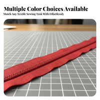 Cut-to-Size No. 5 Coil Zipper Roll By the Yard Sewing Supply Long-Lasting Effortless Operation for DIY Enthusiasts, Upholsterers, Tent Manufacturing, Upholstery Projects, Outdoor Gear Repair, Apparel Production