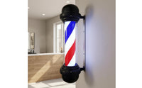 Striped Barber Pole Sign Light Easy Installation Barber Shop Sign Light Energy Saving Business Display Waterproof for Hair Salons