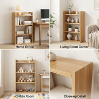 Mobile Bookshelf Storage Rack for Office Corner Kids Room, Multi-layer Space-Saving Organizer