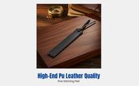 Leather Bookmark, PU Leather, Portable Page Divider, Customizable, Multi-Color, Student Study Accessory