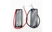 2 Pieces Electric Bass Pickups Humbucking Twin-windingCoil Pickups 4-Conductor Pickup with Screws and for Custom Guitar Build