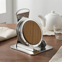 3 Pieces Round Coaster Circular-Edged Table Accessory Easy to Clean Household Accessories