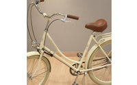 Retro Cycle Saddle with Spring Soft Wide Cycle Saddle Oversized Cushioned Bike Seat Supportive for Casual Riders