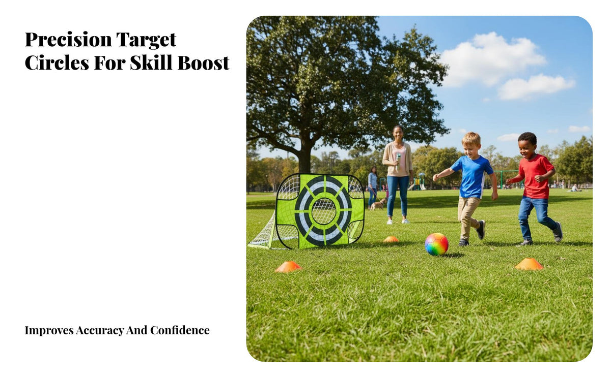 Soccer Training Net Detachable Kids Soccer target Children Football Practice Set for Beginners