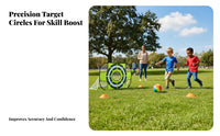 Soccer Training Net Detachable Kids Soccer target Children Football Practice Set for Beginners