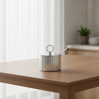 Seasoning Jar with Spoon Elegant Seasoning Cellar with Spoon Seasoning Pot with Lid Rust-Resistant Seasoning Cellar with Lid