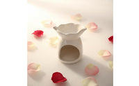 Tealight Warmer Compact Ceramic Burner Easy to Glaze Ceramic Scented Melt Burner for Wedding