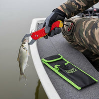 Foldable Design Folding Aquatic Lip Gripper Lightweight Aluminum Alloy Aquatic Grabber Easy to Operate Portable Fishing Gripper for Anglers