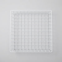 Hanging Basket Storage for Shelves with Powder Coated Metal Wire Mesh, Pantry Organisers and for Kitchen Bathroom Retail