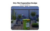 Food Scrap Fermentation Container Firm-Liquid Separation Kitchen Compost Bin Indoor Composter with Spigot Airtight Closure