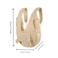 Soft & Comfortable Pet Carrier Backpack Breathable Hands-Unrestricted Pet Carrier Adjustable Straps Built-in Safety Clip for Small Cats, Young Dogs, Elderly Pets, Travel, Outdoor, Walking, Hiking