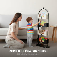 Multi-Tier Flower Pot Stand Hanging Rod Included Multi-Tier Plant Stand