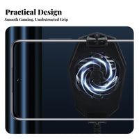 Quiet Operation Gaming Phone Cooling Fan Universal Compatibility Back Clip Phone Heat Sink Portable for Gamers, Vlogging, Visual Calls, Home