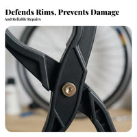 Protects Rims and Tubes Bike Tire Installation Tool Rim-Friendly Two-Wheeler Tire Pliers Twofold Functionality for DIY Cyclists, Workshop