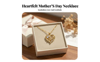 Heart Charm Necklace Titanium Steel Long Lasting Shine for Mothers Day