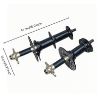 2 Pieces Three-Hole Axle Shafts with Flanges Splined Rear Axle Shafts Bolt-on Heavy-Duty for Builders, Mechanics