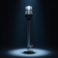 Marine LED Navigation Light Waterproof Navigation Light with Metal Base for Boat Owners, Anchoring