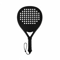 Easy to Control Padel Racket Quick Reactivity Carbon Fiber Padel Racket Large Optimal Hitting Zone Sports Gear Balanced Weight for Outdoor
