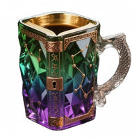 Creative Design Enchanting Spell Mug Desktop Display Fantasy Book Mug Gradient Resin Cup for Gift Buyers