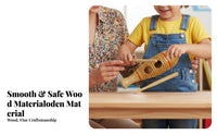 Entertaining to Use Wooden Frog Guiro distinctive Gift concept Croaking Frog Instrument Handmade Educational Toy for Children, Preschoolers, Music educators, Kindergarten, Early Learning center, Parties, Home