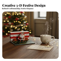 Christmas Paper Sculpture Note Block Creative Gift Santa Tear-off Calendar Multi-Functional Dimensional Design Memo Pad
